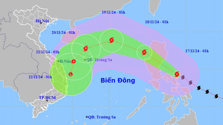 Super Typhoon Man-yi to move into East Sea on November 18